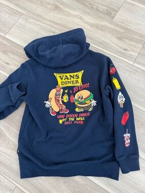 Vans Navy Diner Graphic Pullover Hoodie